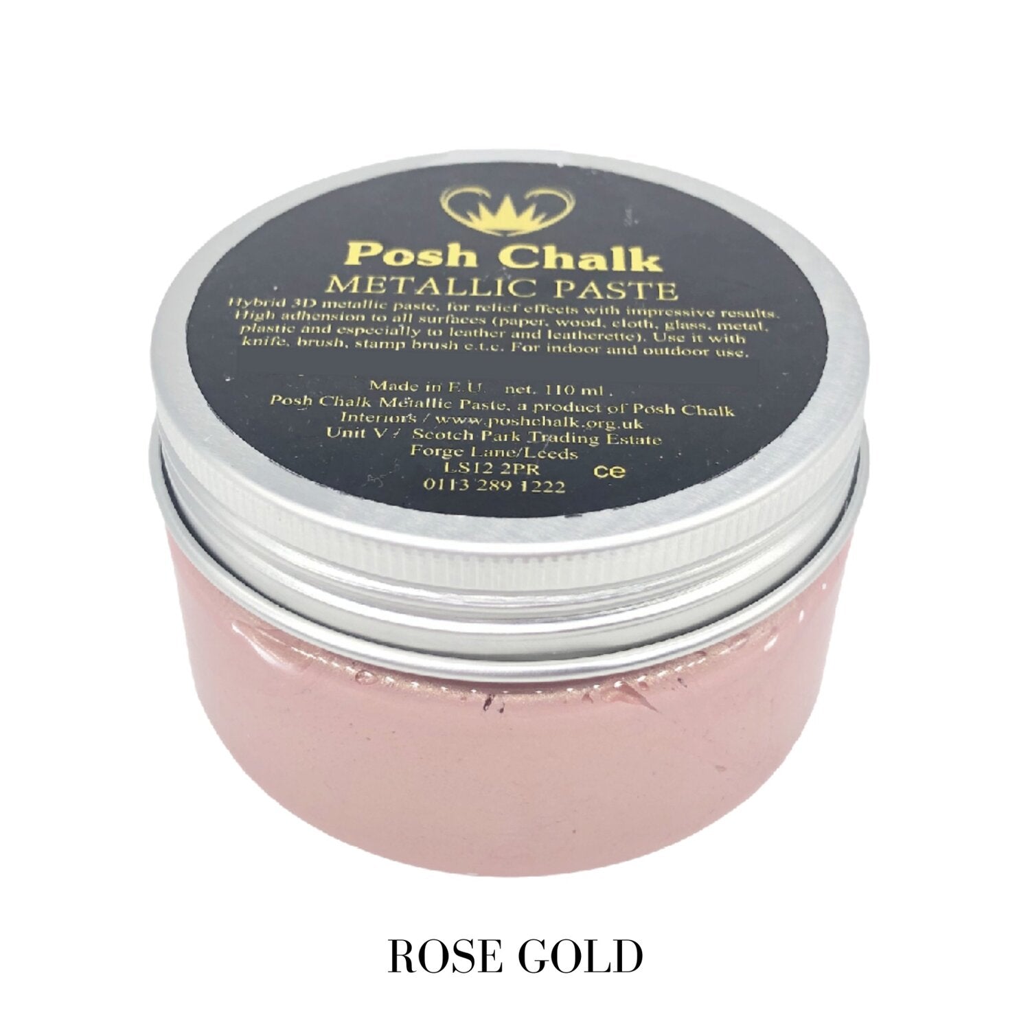 Posh Chalk Metallic and Textures Paste for furniture and